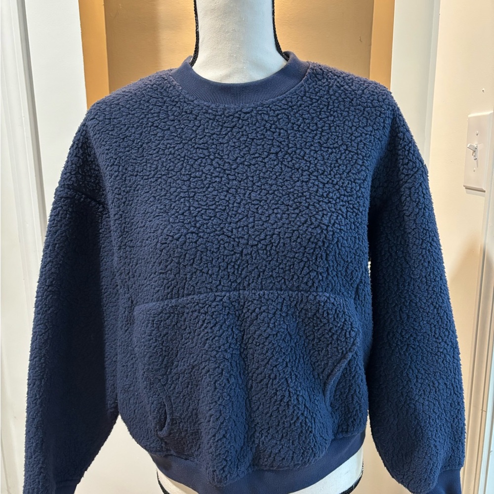Madewell Deep Blue Crewneck Sweater